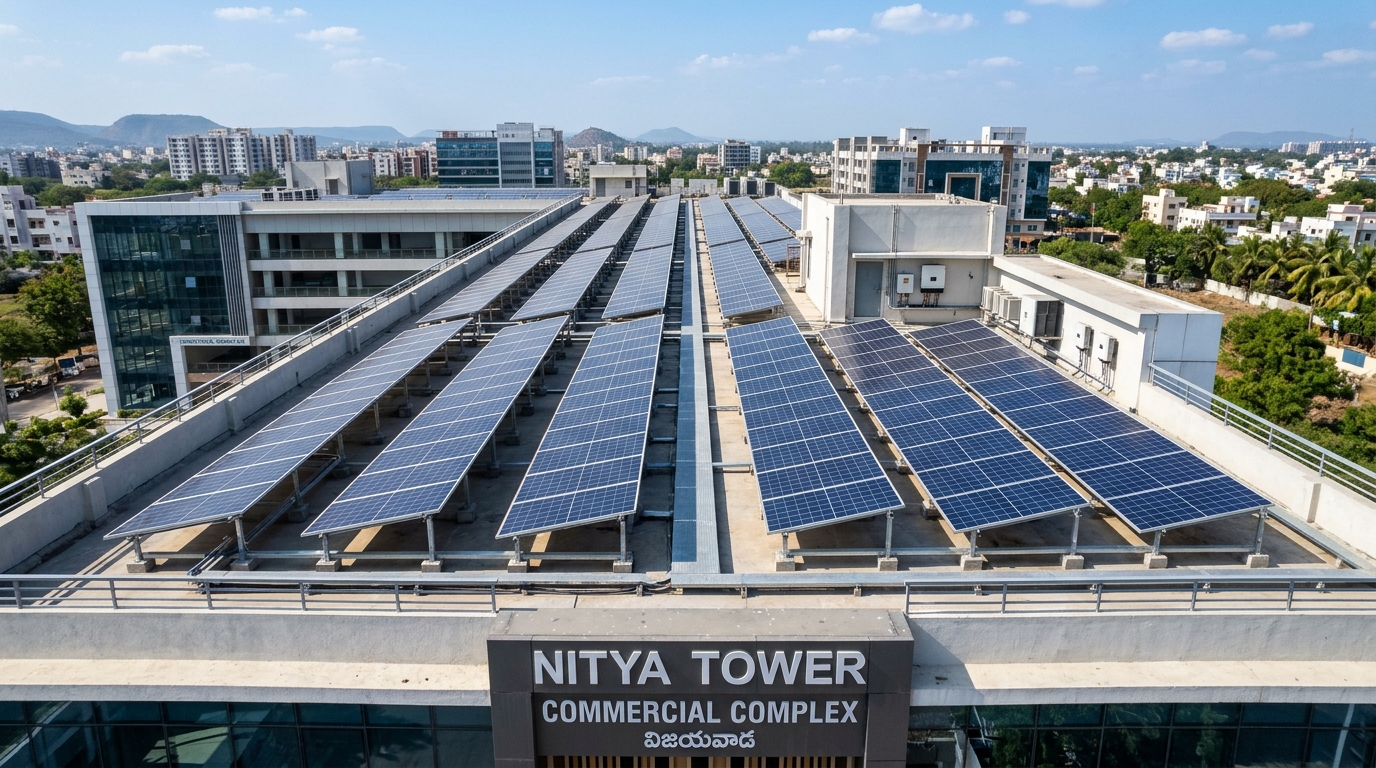 Commercial Complex Rooftop Array