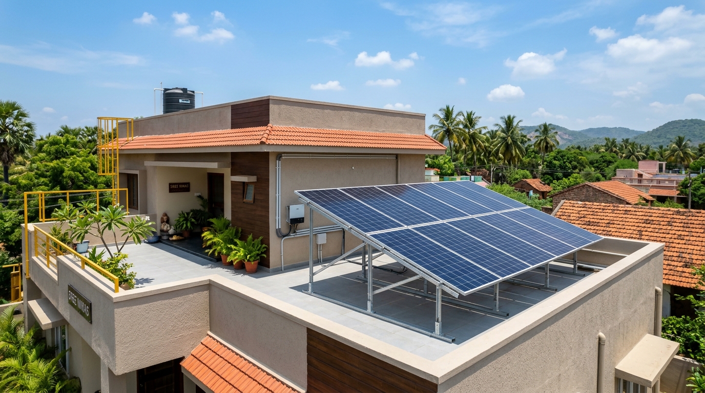Independent Villa Rooftop Installation